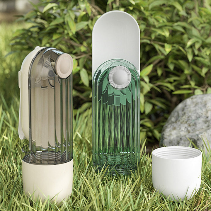 2-in-1 Trink- und Futterflasche für Haustiere – Praktisch & Sicher