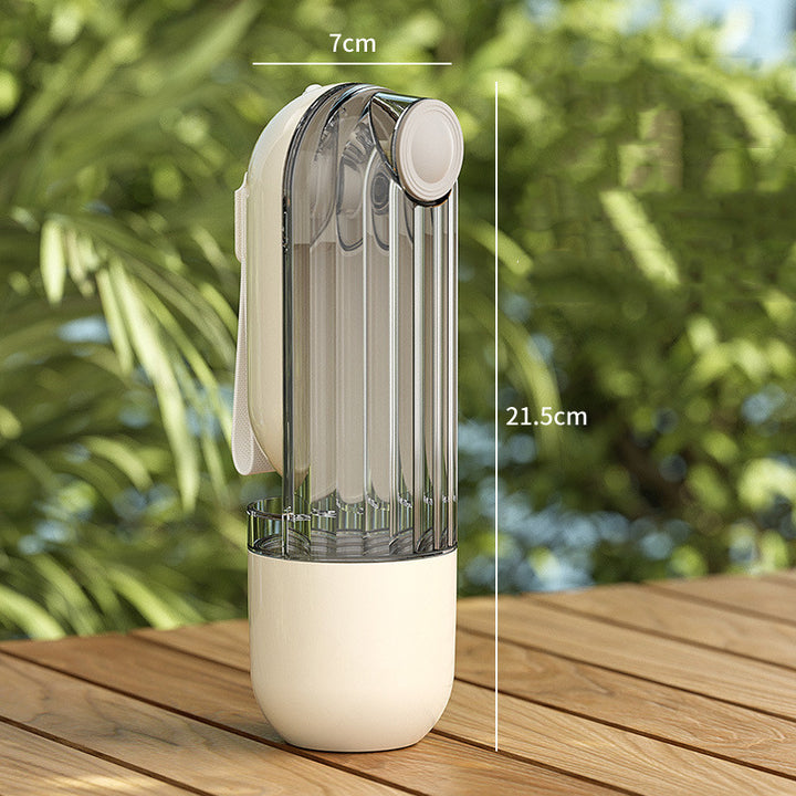 2-in-1 Trink- und Futterflasche für Haustiere – Praktisch & Sicher